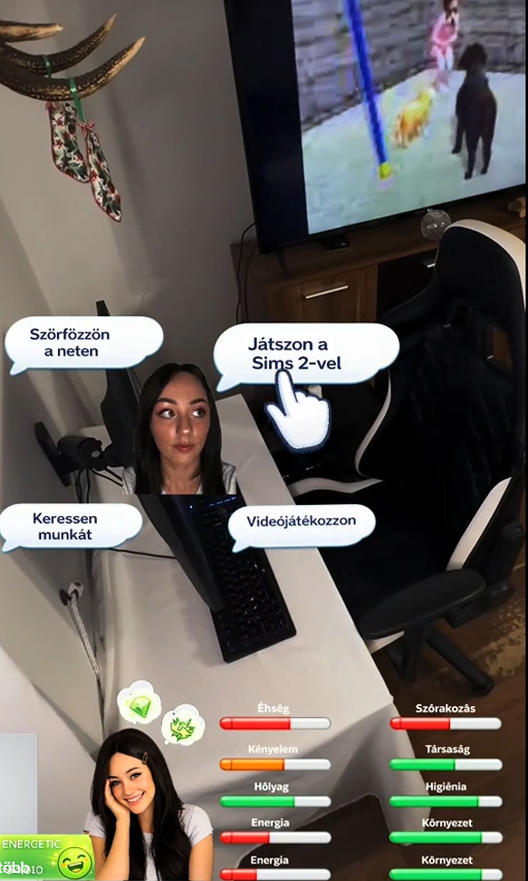 Sims versenyvideó thumbnail