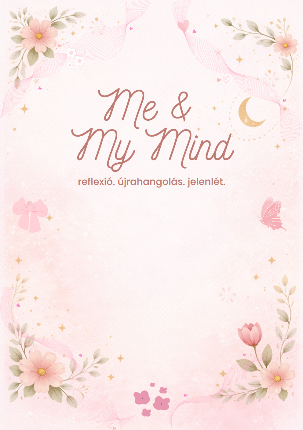 Me & My Mind mentális egészség napló borító