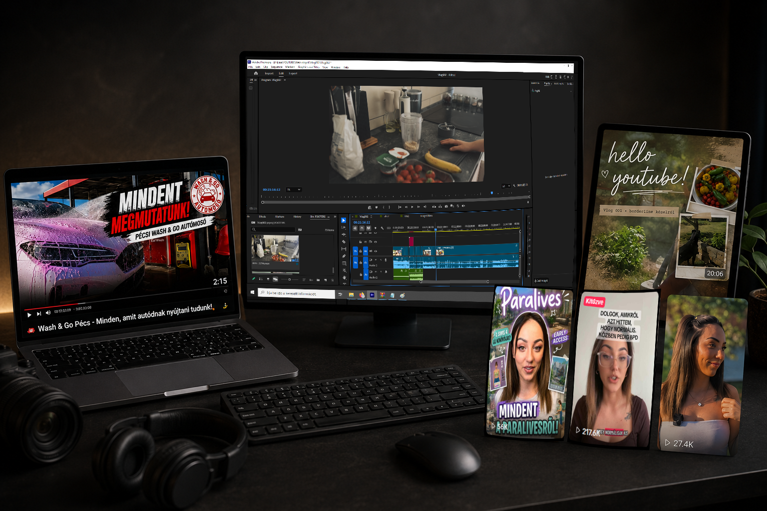 Video és content production projektek
